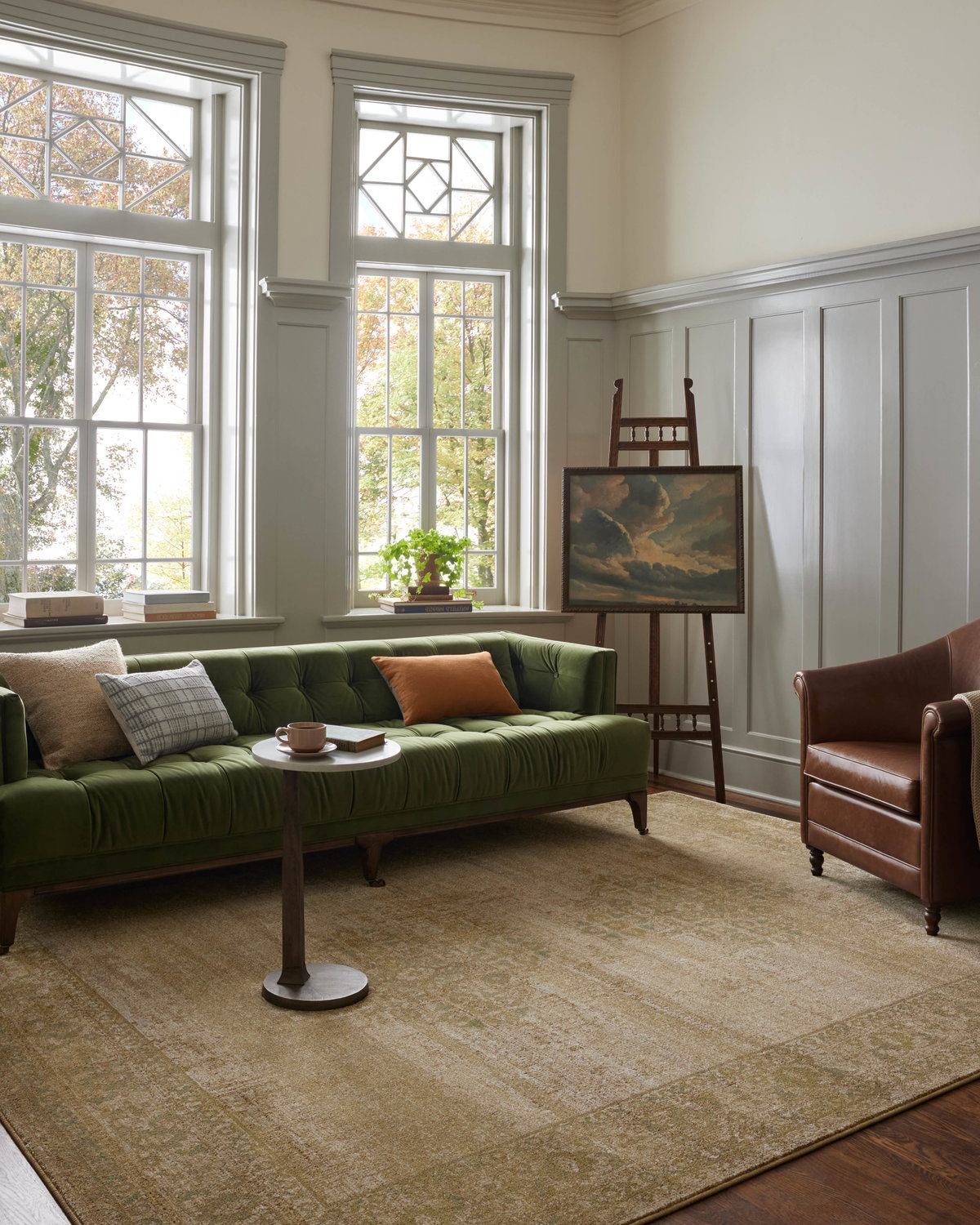 Magnolia Home by Joanna Gaines x Loloi Mona Rug, 1'6" length x 1'6" width View 2