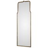 Adelasia Antiqued Gold Mirror, by Uttermost, 2' width x 5'8.62" height x 1" depth thumbnail 4