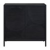 Beswick Black 2 Door Cabinet, Cabinets & Chest by Uttermost, 31.5" width x 31.87" height x 14.87" depth thumbnail 1