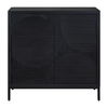 Beswick Black 2 Door Cabinet, Furniture by Uttermost, 31.5" width x 31.87" height x 14.87" depth thumbnail 1