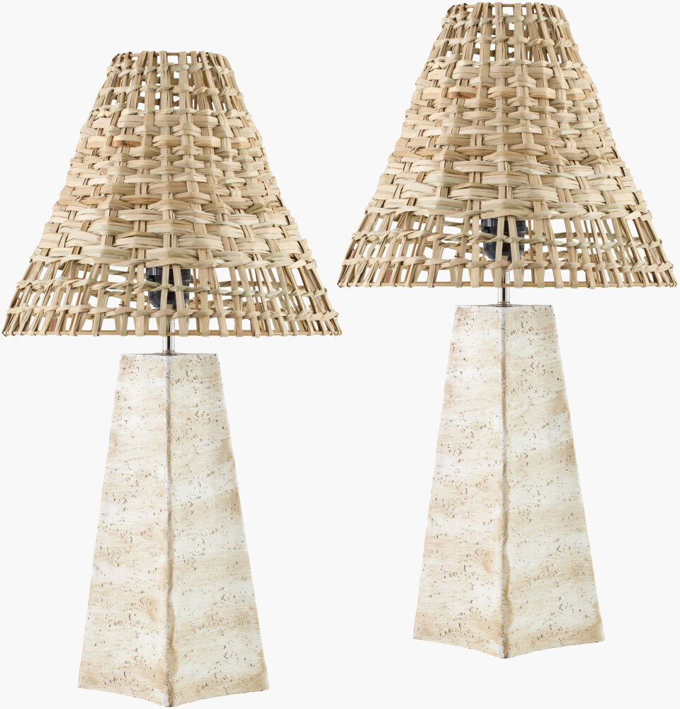 Iskut Accent Table Lamp, by Surya, 12" width x 21" height