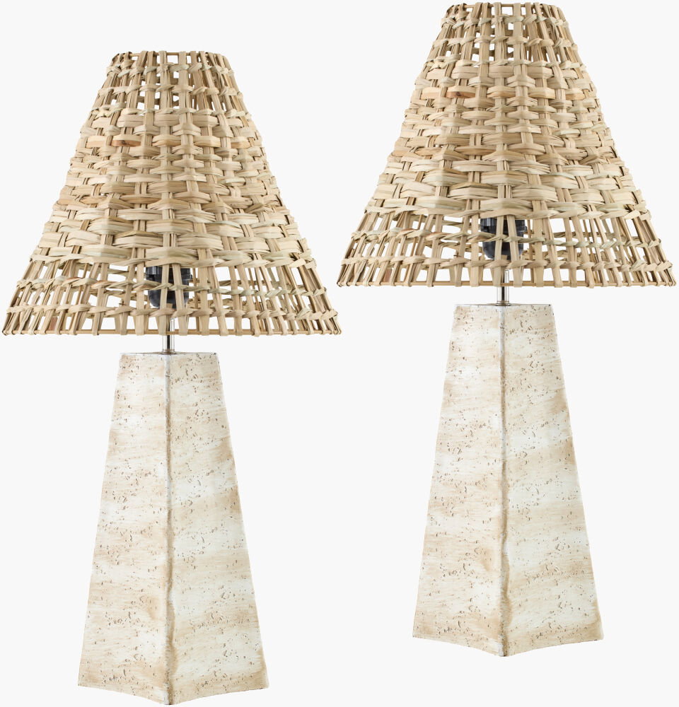 Iskut Accent Table Lamp, by Surya, 12" width x 21" height