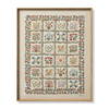 Rifle Paper Co. x Loloi Helena Quilt Ivory Wall Art, Wall Hanging, 33" length x 41" width thumbnail 1