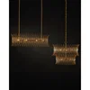 Marquise 8 - Light Chandelier, by Currey and Company, 40" width x 16.75" height x 17.5" depth thumbnail 2
