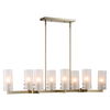 Mistie 8 Light Linear Chandelier thumbnail 4