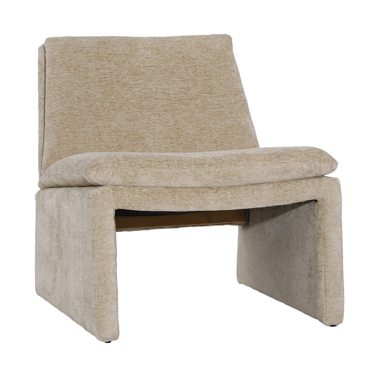 Gisella Occasional Chair Sand, Accent Chair by Dovetail, 25.75" width x 30" height x 33.75" depth View 1