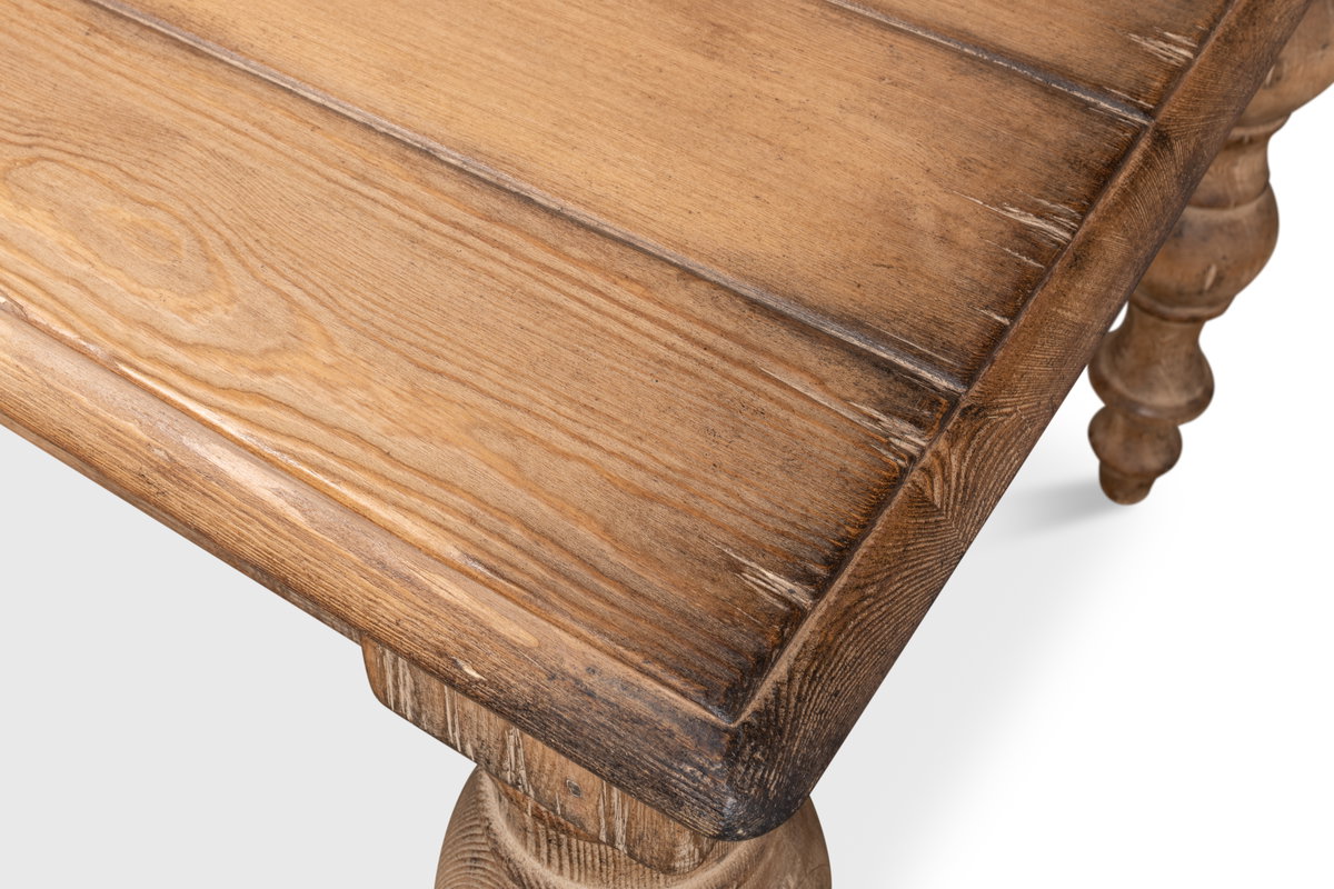 Bixby Dining Table, by Sarreid, 3'1" length x 7' width x 2'7" height View 8