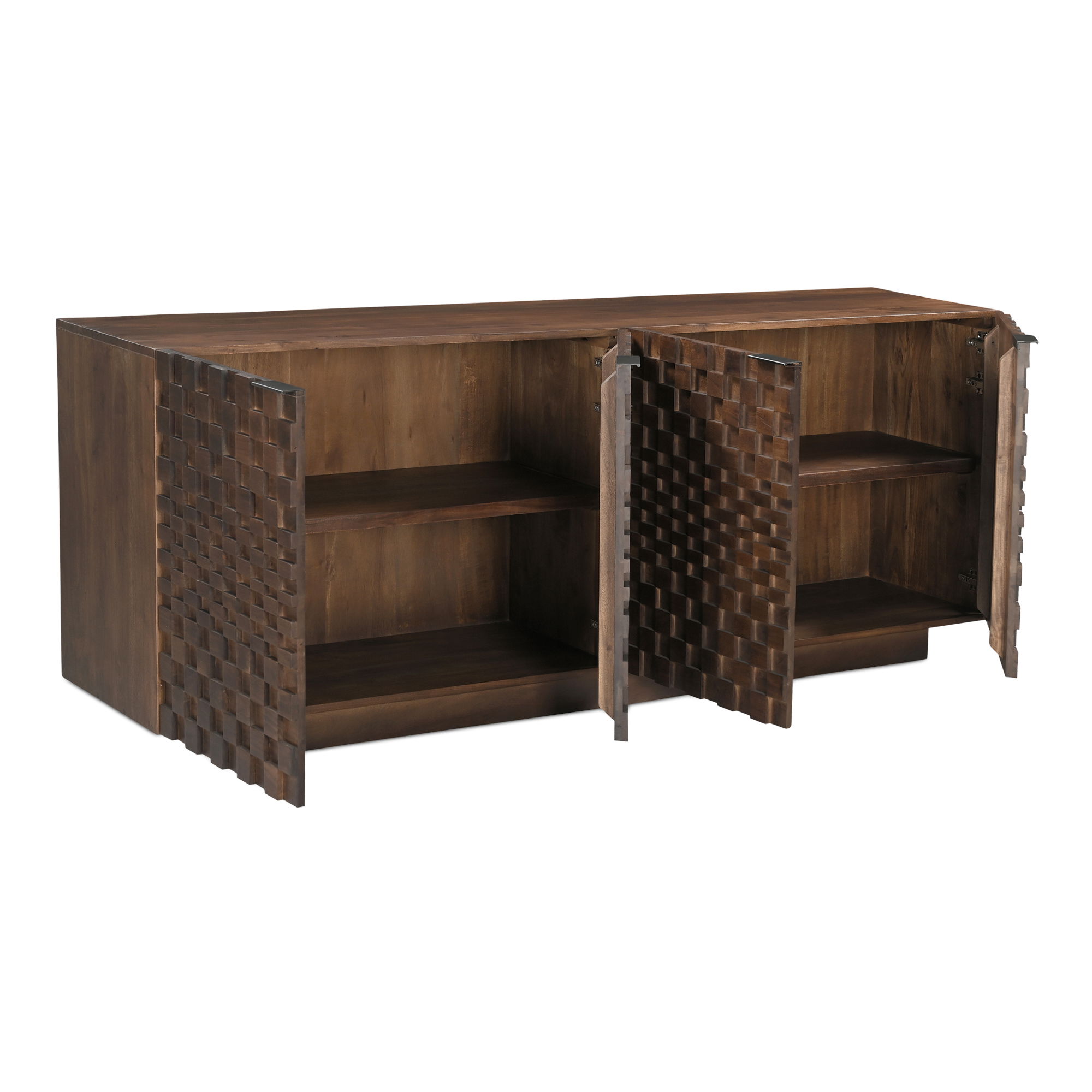 Easton Sideboard Brown, Cabinets & Sideboard by Moe's Home, 75" width x 30" height x 18" depth View 6