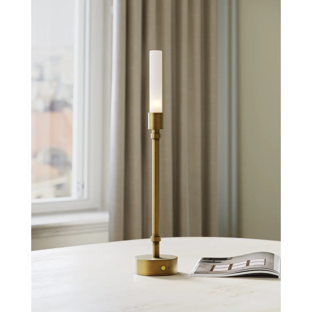 Paseo Table Lamp, by Currey and Company, 4" width x 20" height x 4" depth View 1