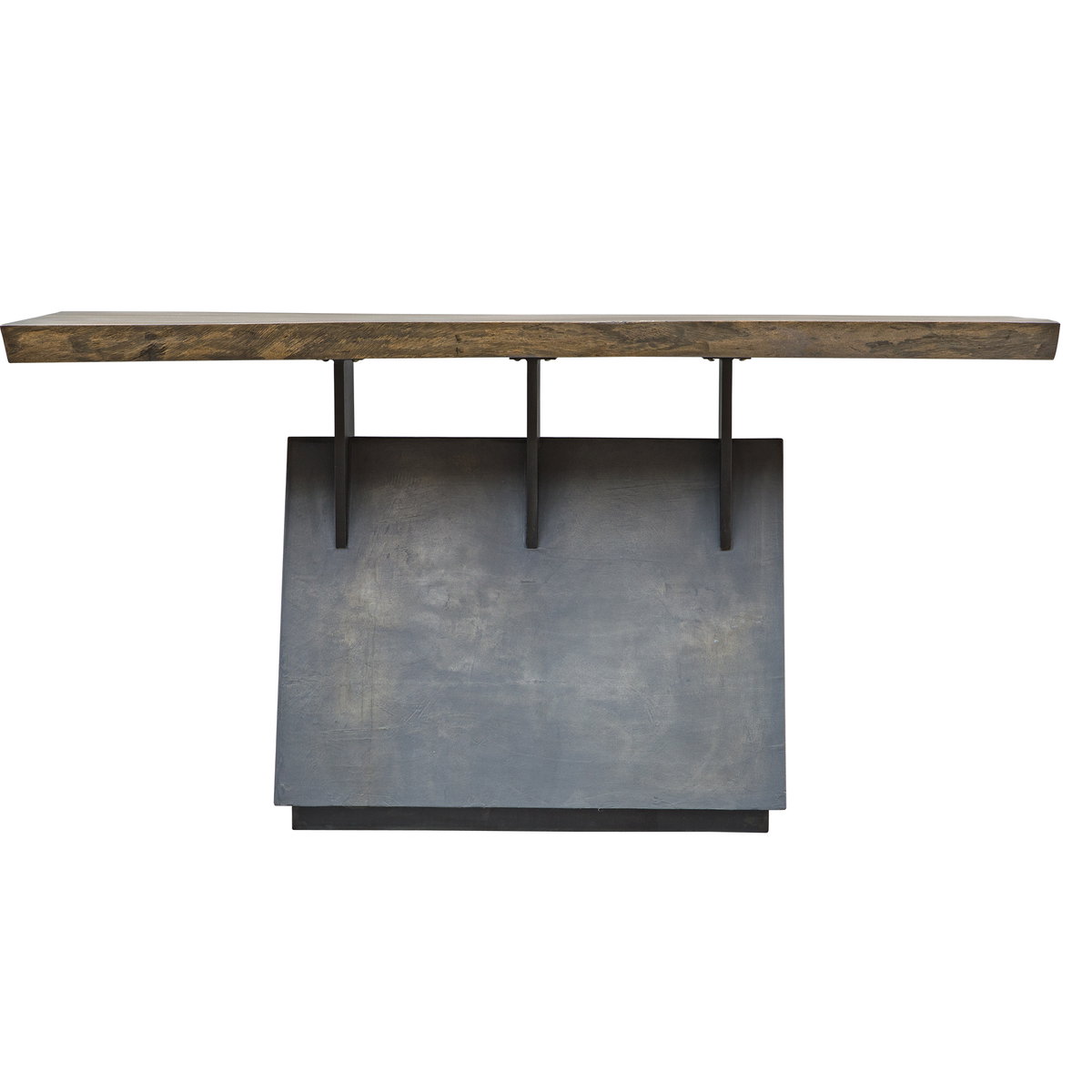 Vessel Industrial Console Table, by Uttermost, 60" width x 30.25" height x 22" depth View 1