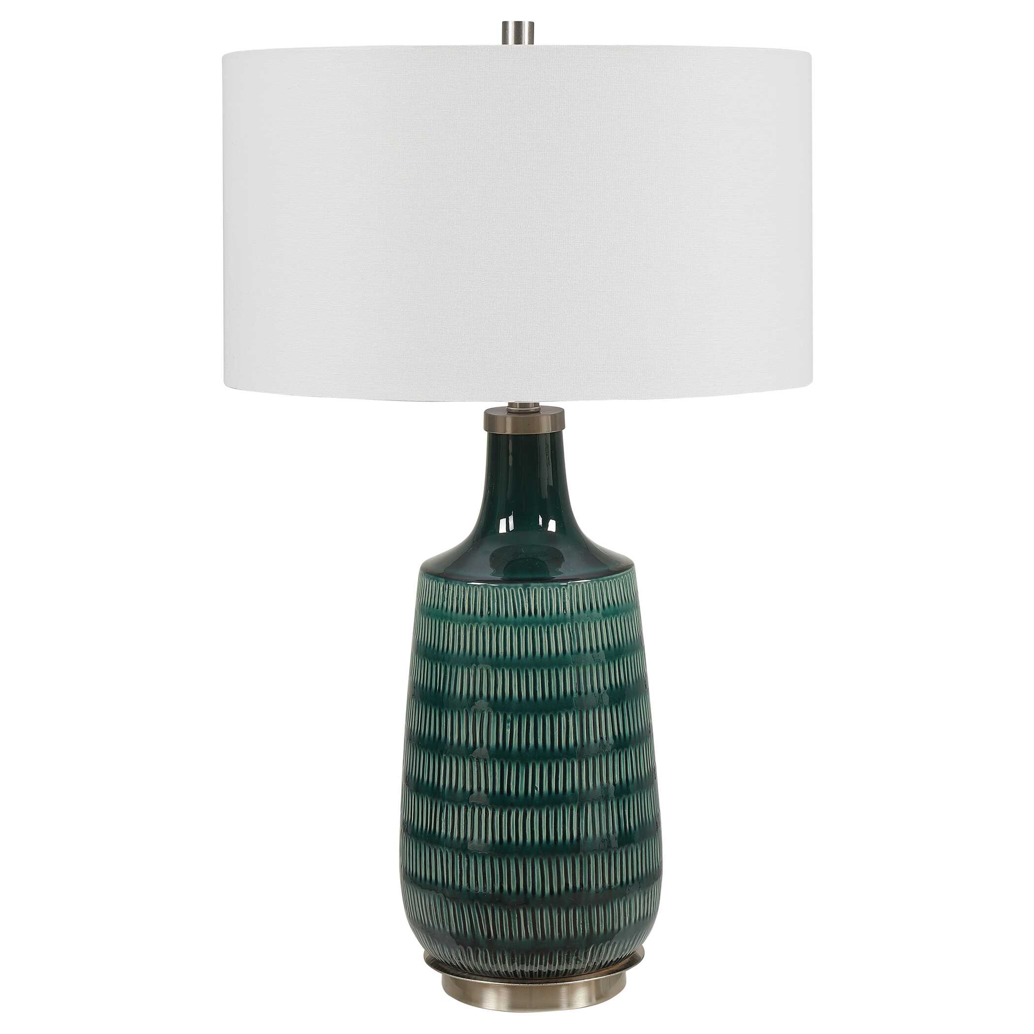 Scouts Deep Green Table Lamp, by Uttermost, 18" width x 30.5" height x 18" depth View 5