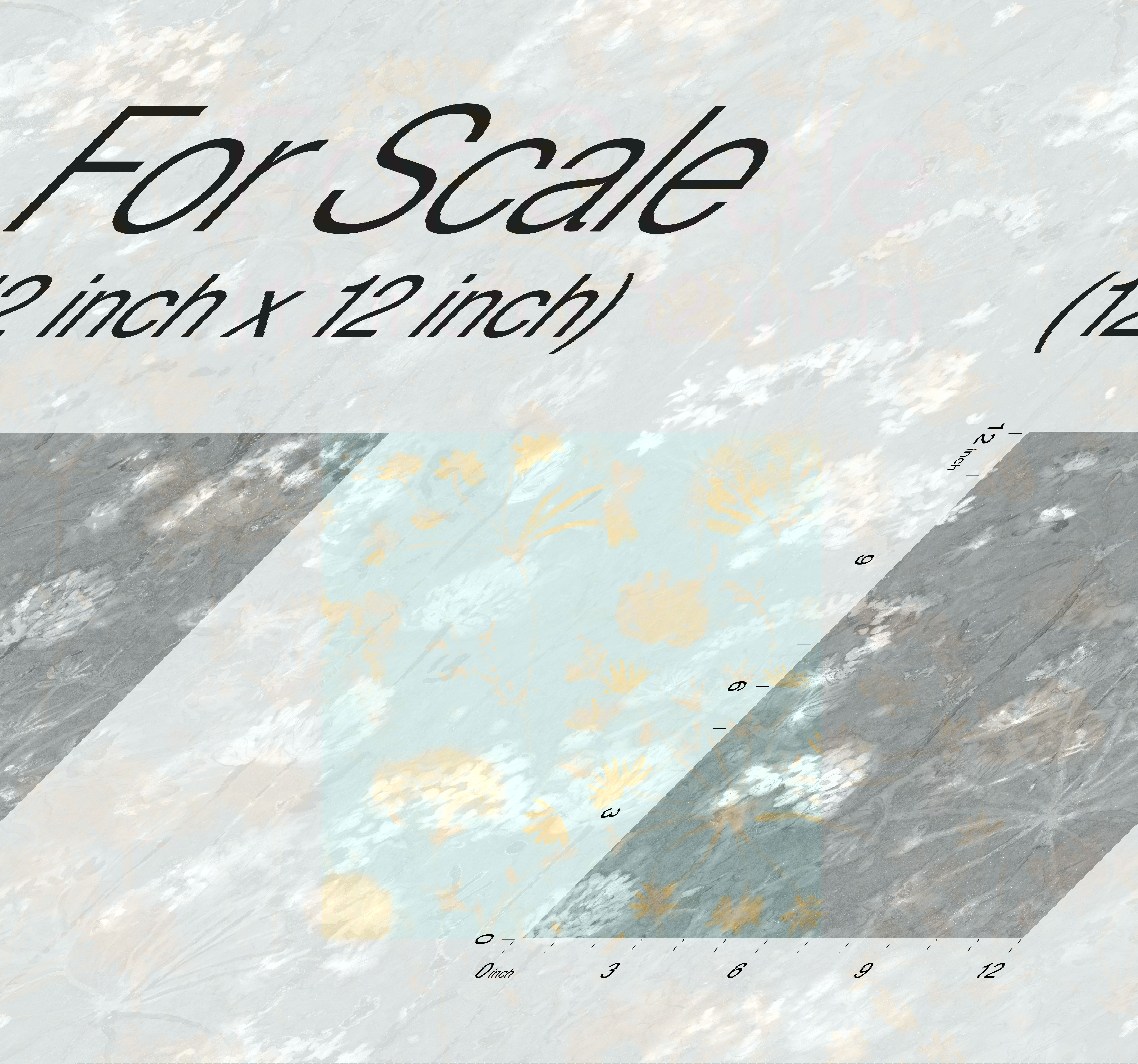 Botanical Fantasy Blue & Beige Peel & Stick Wallpaper, by York Wall, 20' length x 2'3" width x 0.02" depth View 4