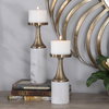 Castiel Marble Candleholders Set/2, Candles & Candle Holder by Uttermost, 4.75" width x 13" height x 4.75" depth thumbnail 3