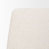 Eve Curved Back Dining Side Chair | Cream Boucle with Black Metal, Dining Chair by Mercana, 24.5" length x 19.5" width x 33.5" height thumbnail 11