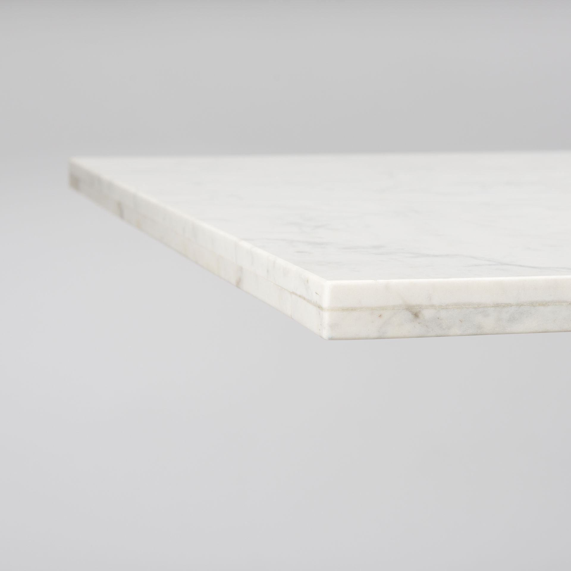 Maxton  Marble Top with Gunmetal Base Dining Table large image 