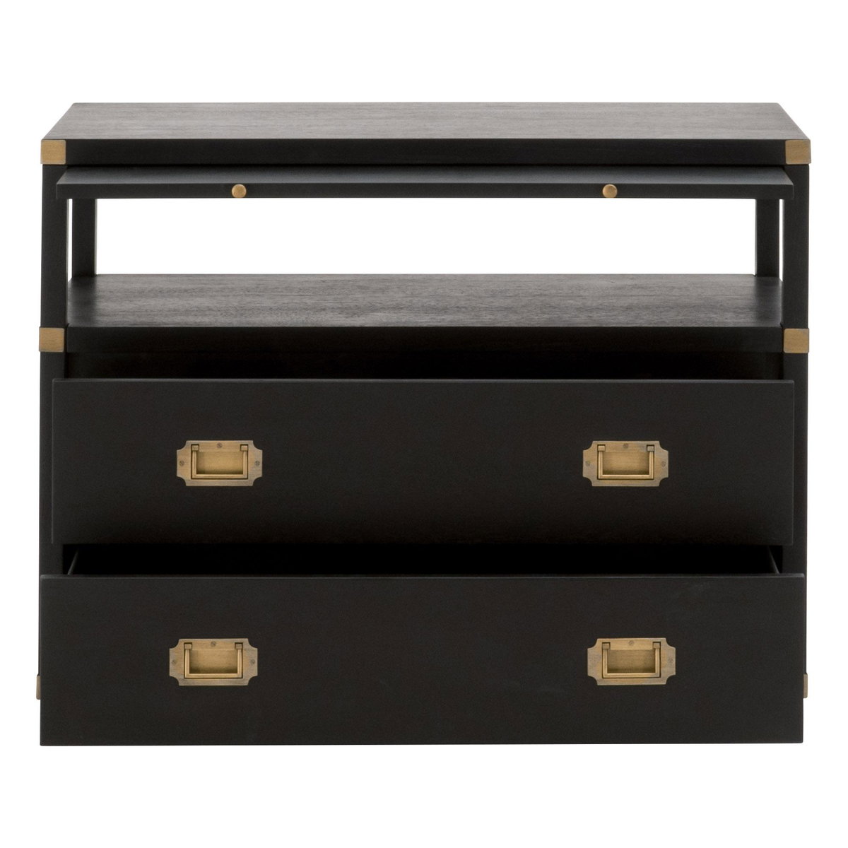 Bradley 2-Drawer Nightstand, by Essentials for Living, 35" width x 27" height x 17.75" depth View 2
