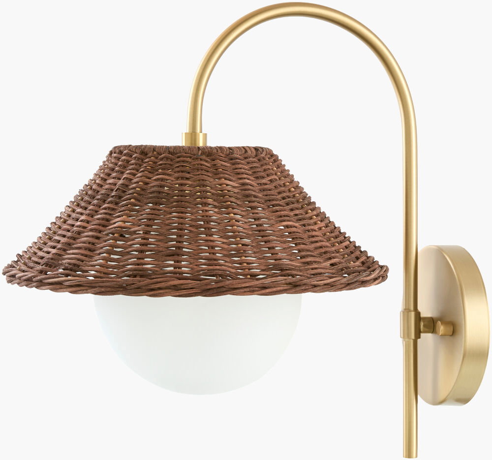 Movita Wall Sconce, by Surya, 13" length x 10" width x 13" height