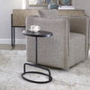 Jessenia Black Marble Accent Table, Side & End Table by Uttermost, 18" width x 23" height x 12" depth thumbnail 2