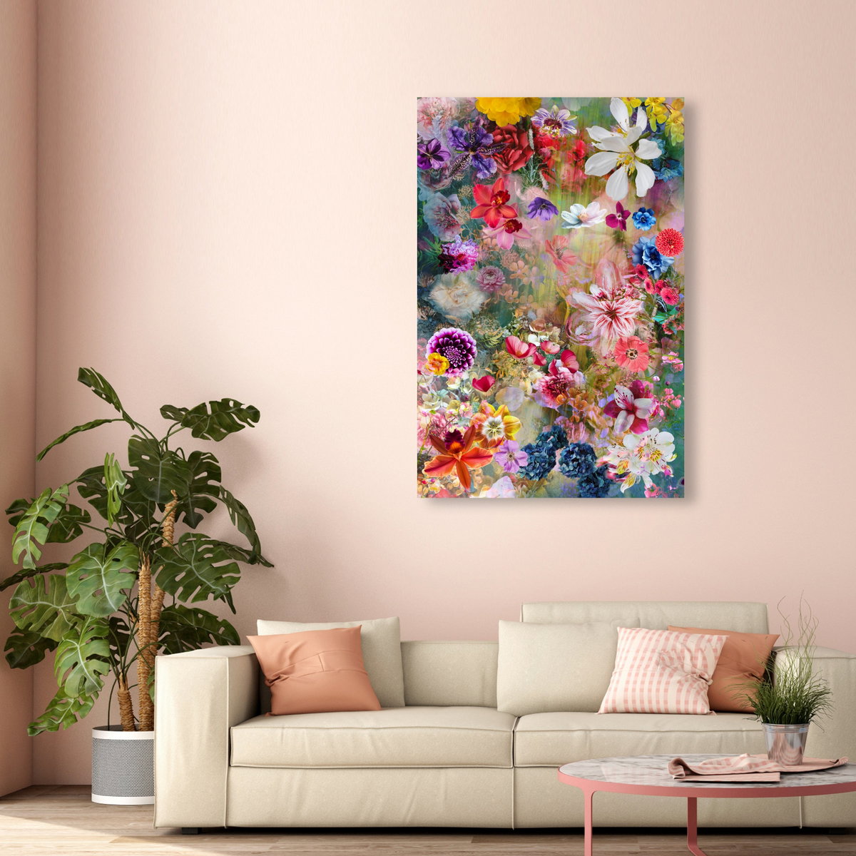 Azlan Bloom Floral (Diamond Dust), Art by Oliver Gal,  20x30 View 3
