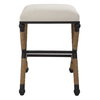 Firth Rustic Oatmeal Counter Stool, Counter & Bar Stool by Uttermost, 18.75" width x 27.62" height x 18.75" depth thumbnail 5