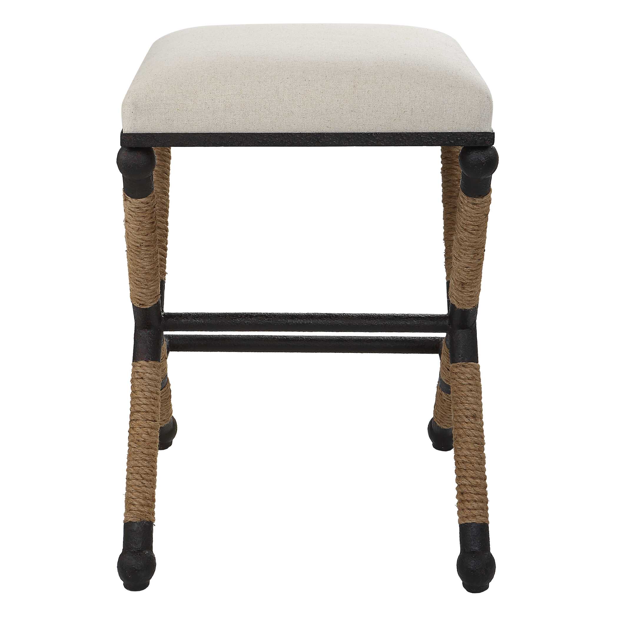 Firth Rustic Oatmeal Counter Stool large image 