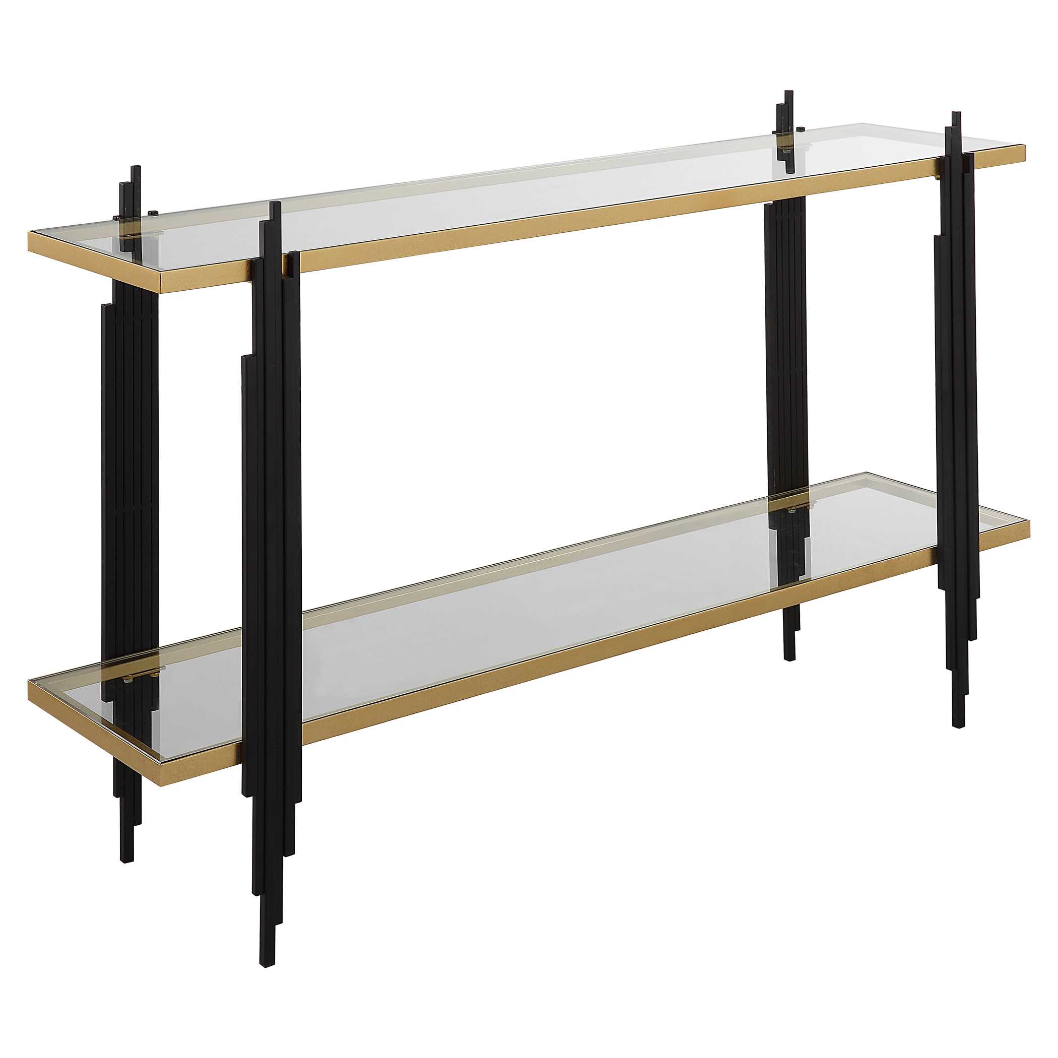 Empire Cityscape Console Table, Furniture by Uttermost, 52" width x 33.87" height x 13" depth View 5