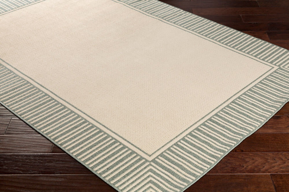Alfresco Machine Woven Rug, by Surya, 5'3" length x 5'3" width