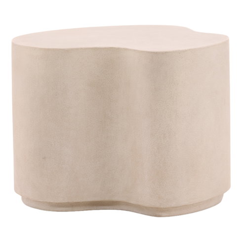 Xyra Outdoor Side Table Light Grey Small