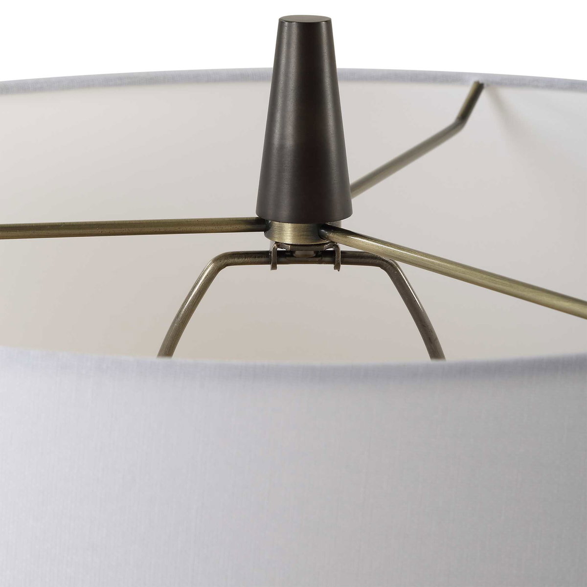 Loire Ivory Glaze Table Lamp, by Uttermost, 19" width x 35.75" height x 19" depth View 7