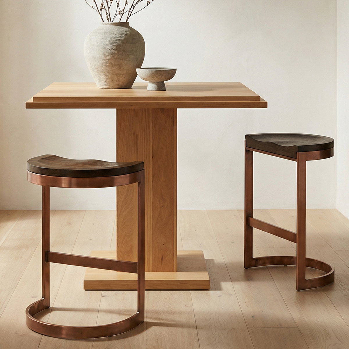 Bancroft Counter Stool Grey, Counter & Bar Stool by Moe's Home, 20" width x 26" height x 13" depth View 4