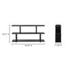Miri Shelf Small Black, Shelving & Bookcase by Moe's Home, 63" width x 32.67" height x 11.5" depth thumbnail 7