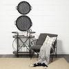 Lito (Set of 2) Black Woven Metal Round Serving Trays thumbnail 2