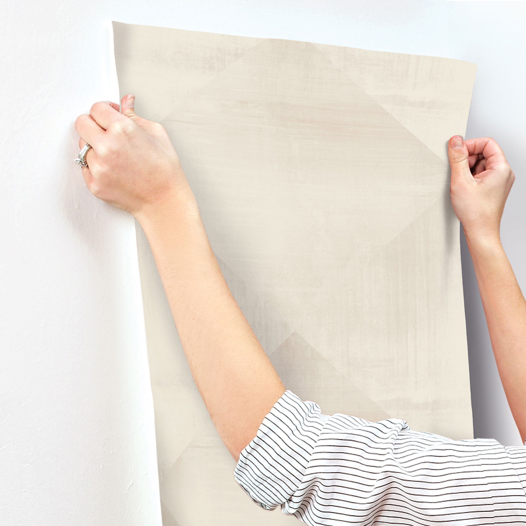 In Clay Beige Wallpaper, by York Wall, 27' length x 2'3" width x 0.02" depth View 7