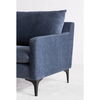 Paris Armchair Blue, Accent Chair by Moe's Home, 30.25" width x 32.5" height x 34.75" depth thumbnail 8