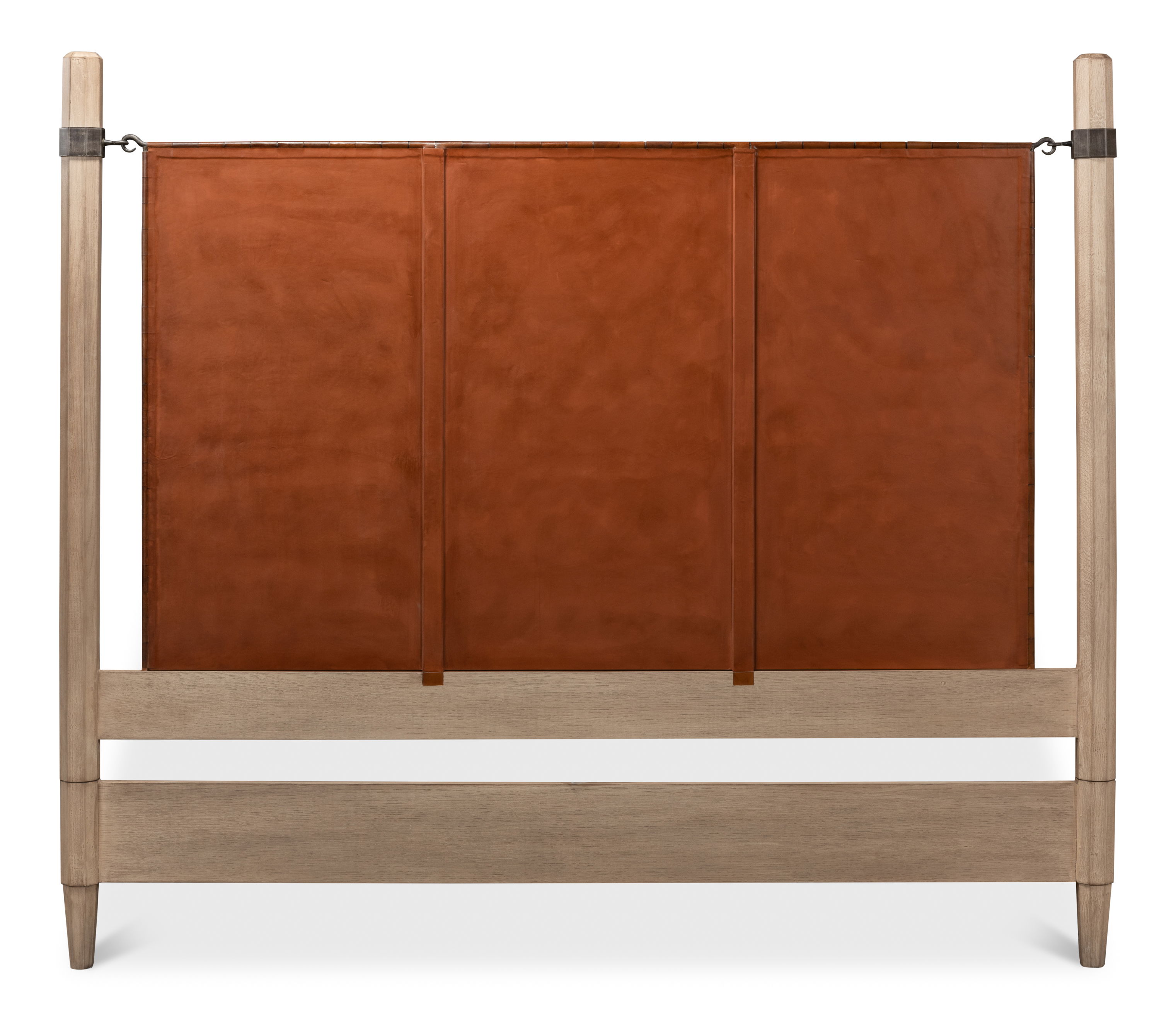 *Marcus King Bed, Headboards & Footboard by Sarreid, 83" length x 87" width x 72" height View 3