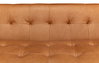 Isaac Leather Sofa, by Sarreid, 2'6" length x 6'5" width x 2'7" height thumbnail 7