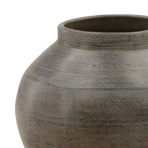 Octavius Vase Antique Grey