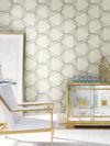 Silver Honeycomb Wallpaper 1 Silver Honeycomb Wallpaper thumbnail 1