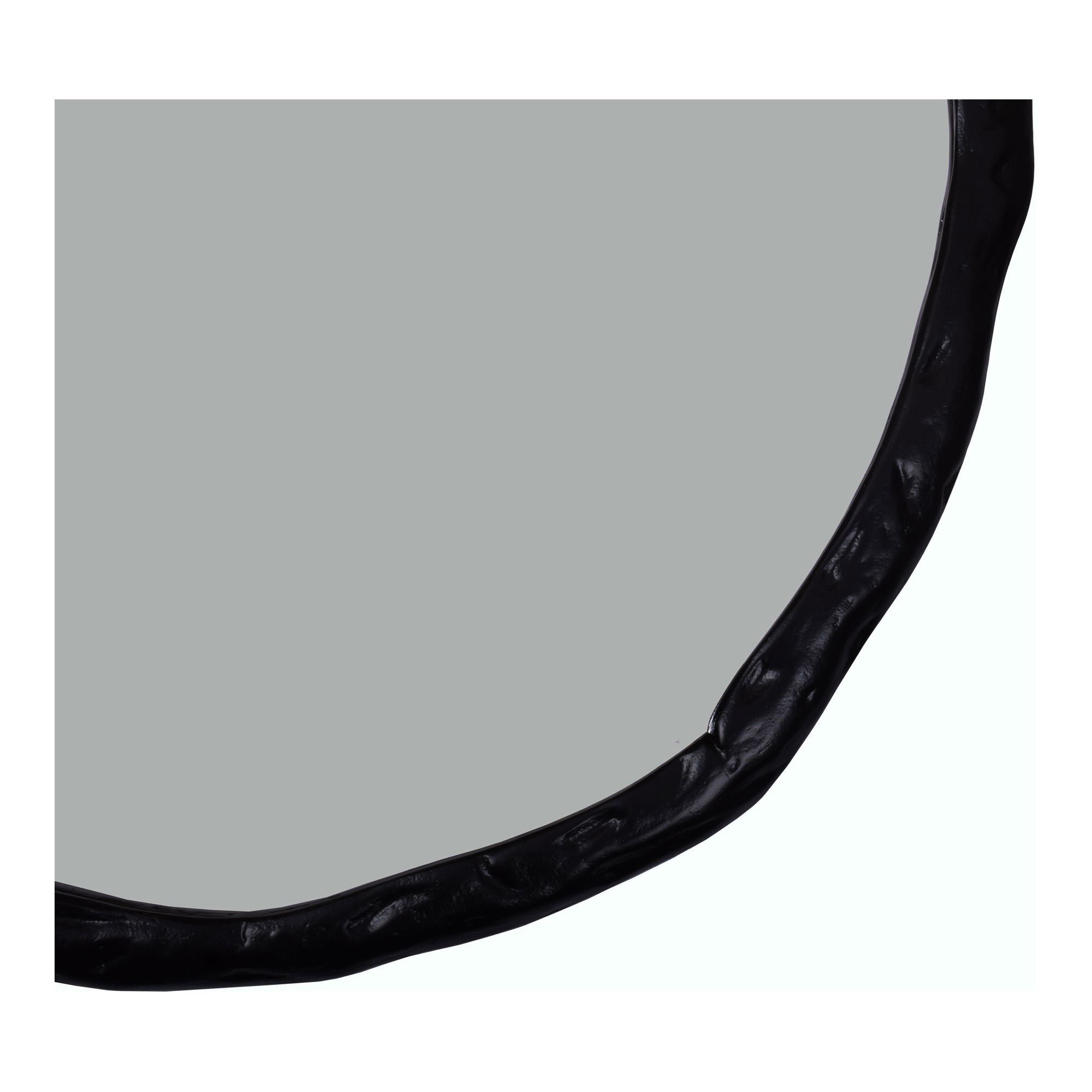 Foundry Small Mirror Black, by Moe's Home, 24" width x 24" height x 1.5" depth View 3