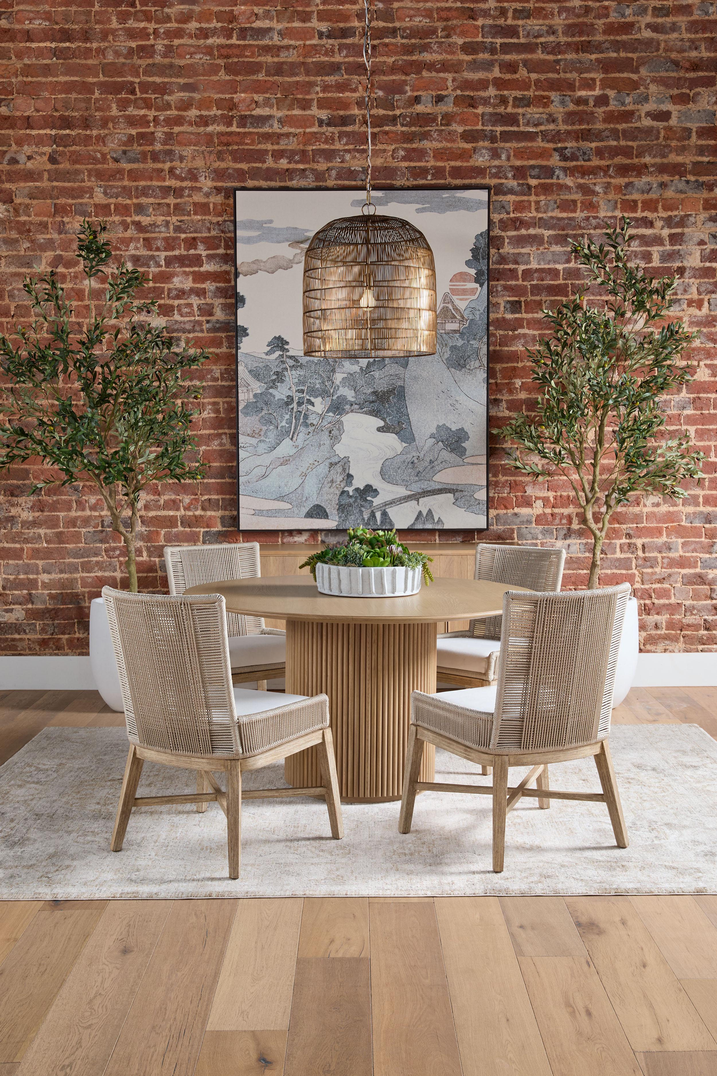 Belfast 54' Round Dining Table, by Essentials for Living, 54" width x 29.75" height x 54" depth View 10