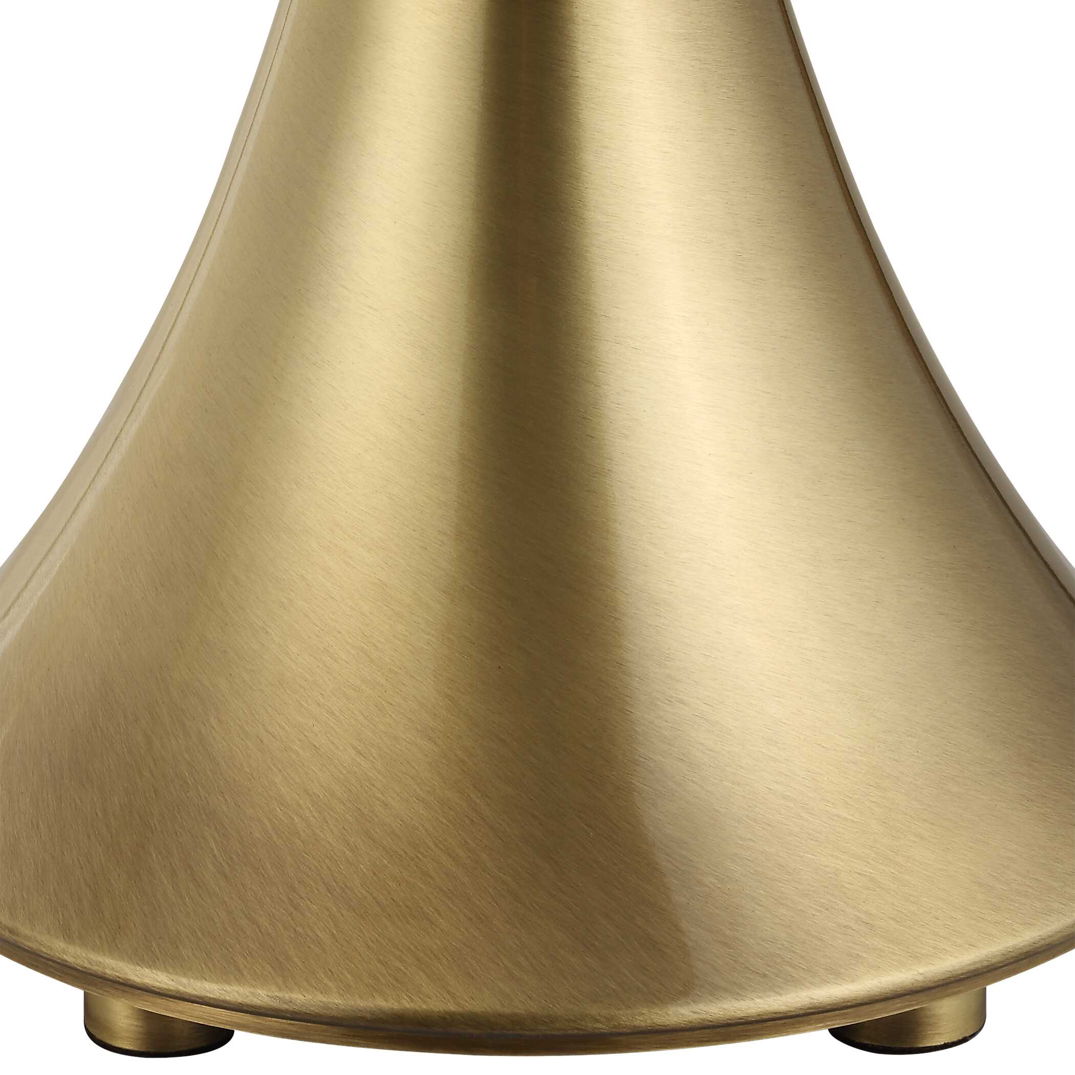 Shaefer Gold Table Lamp, by Uttermost, 17" width x 30.25" height x 17" depth View 7