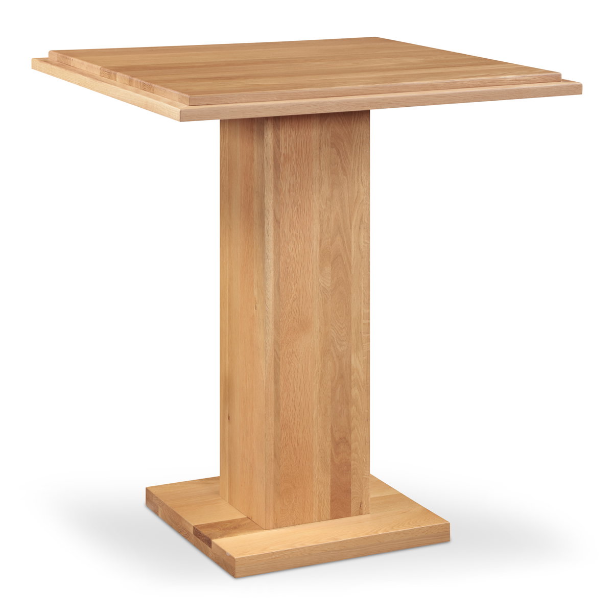 May Bar Table Natural Oak, Counter & Bar Table by Moe's Home, 35" width x 42" height x 35" depth View 2