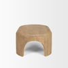 Shima Oval Light Brown Wood with Arched Legs Coffee Table thumbnail 5