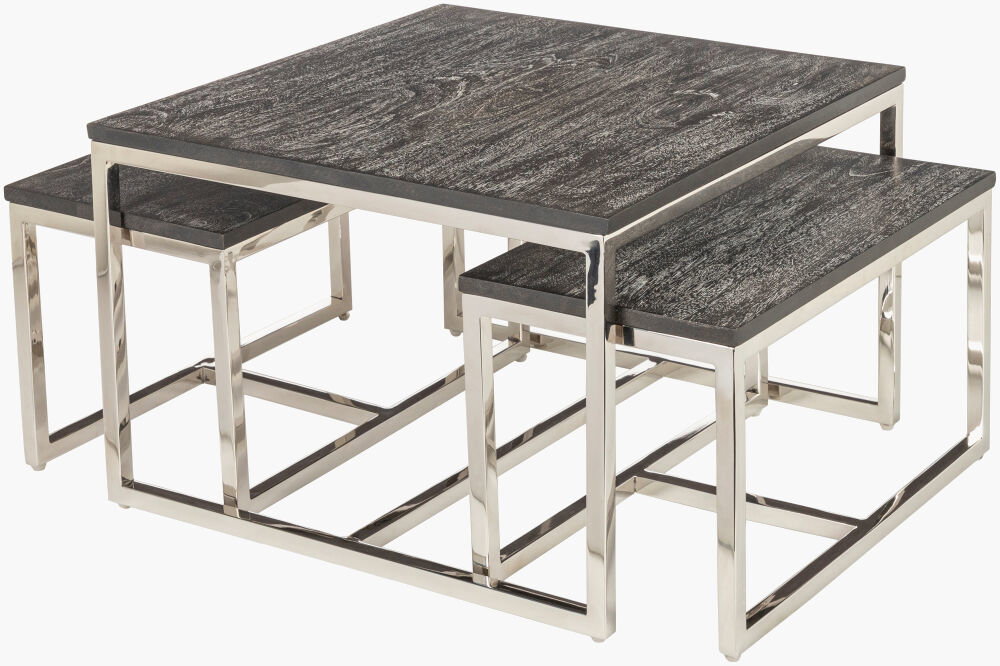 Morwell End Table, Side & End Table by Surya, 22" width x 12" height
