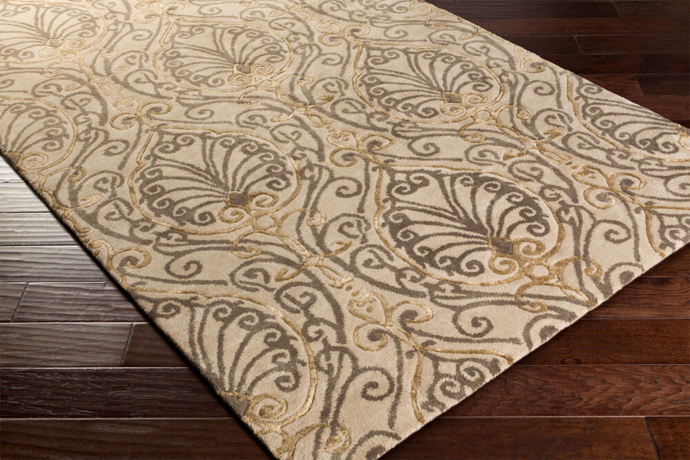 Modern Classics Handmade Rug, by Surya, 1'6" length x 1'6" width