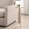 Niari Travertine Drink Table, Side & End Table by Uttermost, 9" width x 24" height x 9" depth thumbnail 2