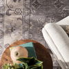 Rivas Hand-Knotted Medallion Gray Area Rug thumbnail 6