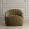 Narrows Moss Green Swivel Chair, Accent Chair by Uttermost, 37" width x 29" height x 35" depth thumbnail 2