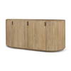 Terra Light Brown Wood Fluted Sideboard, Sideboards & Buffet by Mercana, 72" length x 19" width x 32" height thumbnail 1