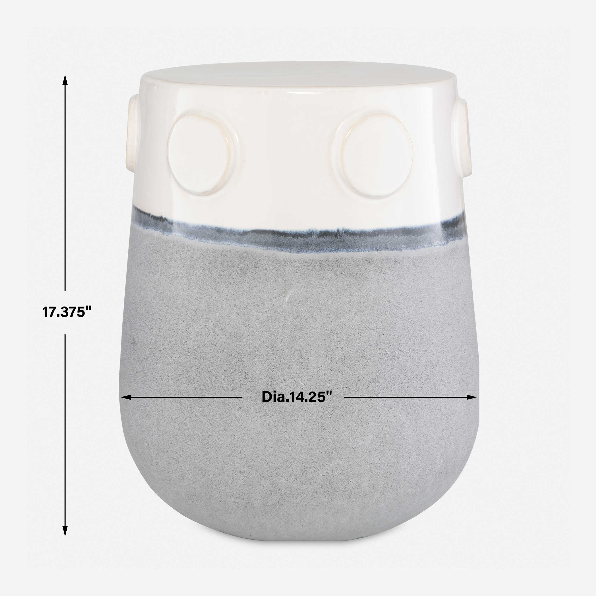 Mulvane Ceramic Garden Stool large image 